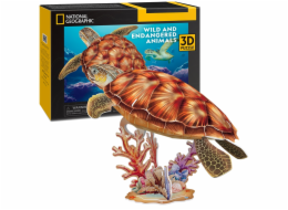 CubicFun - Puzzle 3D National Geographic Mořská želva - 31 dílků