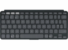 Logitech Keys-To-Go 2 - Klávesnice - vestavěný kryt - bezdrátový - Bluetooth LE - QWERTY - US mezinárodní - grafit