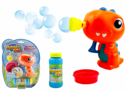 Bubble Fun Bublifuk Dinosaurus s náplní 60 ml - oranžový
