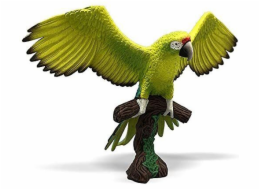 Bullyland 69392 - Velký zelený papoušek