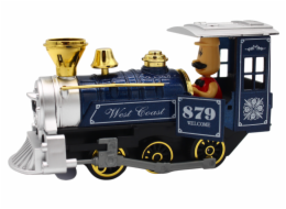 Kovová Lokomotiva se zvukem a světlem