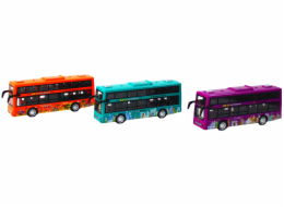 Dvoupatrový autobus se zvukem a světlem