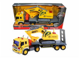 CITY SERVICE CAR - 1:16 Tahač s bagrem