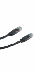 DATACOM Patch kabel UTP CAT6 0,25m černý
