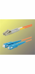 Optický&nbsp;patchkabel&nbsp;duplex&nbsp;LC-SC&nbsp;50/125&nbsp;µm&nbsp;MM,2m,&nbsp;OM2