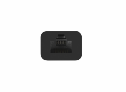 Natec Dragonfly rozbočovač 3x USB 2.0 HUB + RJ45, černý