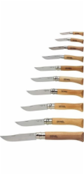 Opinel Collector Set Wood Box 10-piece Pocket Knives