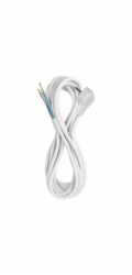 Flexo šňůra PVC 3× 1,5mm2, 5m, bílá