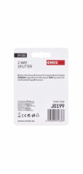 Emos R-TV anténní rozbočovač 2xIEC EU 2501 (J0199)