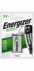 Energizer Nabíjecí baterie - 9V / HR22 - 175 mAh POWER PLUS DUO