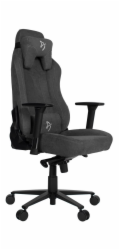 AROZZI herní židle VERNAZZA Soft Fabric Dark Grey/ povrch Elastron/ tmavošedá