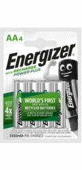 Energizer Nabíjecí baterie - AA / HR6 - 2000mAh POWER PLUS, 4 ks