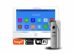 SET Videotelefon VERIA 8277B-W (Wi-Fi) bílý + vstupní stanice VERIA 831 série 2-WIRE