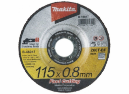 Makita B-46947 řezný kotouč 115x0,8x22 nerez