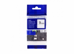 PRINTLINE kompatibilní páska s Brother HSe-221, 9mm, černý tisk/ bílý podklad, bužírka PLTB109 PRINTLINE kompatibilní páska s Brother HSe-221, 9mm, černý tisk/ bílý podklad, bužírka