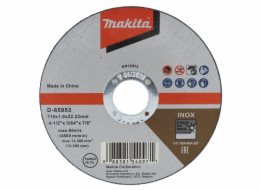 Makita D-65953 řezný kotouč 115x1.2x22.23 nerez
