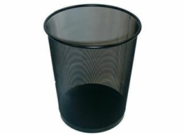 VICTORIA Odpadkový koš drátěný, černá