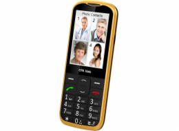 Telefon CPA Halo 28 Senior zlatý s nabíjecím stojánkem