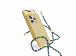 EPICO silikonový kryt se šňůrkou pro iPhone 13 / 14 (6,1") - písková