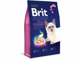 Brit Premium by Nature Cat. Adult Chicken, 8kg granule pro kočky