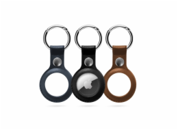 Epico Leather Case for AirTag - modrá