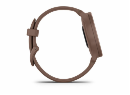 Garmin vívomove Sport Peach Gold/Cocoa, silikonový řemínek