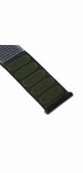 Nylonový řemínek FIXED Nylon Strap pro Apple Watch 38/40/41 mm, olivový