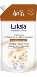 Tekuté mýdlo LUKSJA COTTON MILK & B5, doplněk, 400 ml
