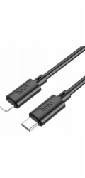 Data kabel HOCO X88 Gratifed, USB-C/Lightning (PD), PD20W, 1m, černá