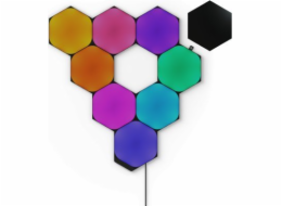 Nanoleaf Shapes Black Starter Kit Hexagons (9 panelů) Nanoleaf Shapes Black Hexagons Starter Kit (9 panelů) 42 W WiFi