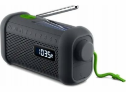 Přenosné solární rádio Muse s klikou a svítilnou | Múza