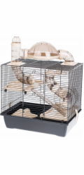 INTER-ZOO Rocky + Terrace beige - klec pro křečka