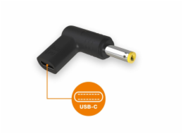 Aligator USB-C napájecí redukce 4.8*1.7mm pro notebooky Asus/Compaq/HP