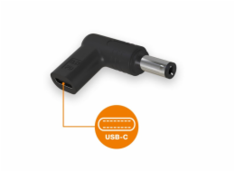 Aligator USB-C napájecí redukce 5,5 x 2,1 mm pro notebooky Acer/Compaq/HP/Fujitsu/Toshiba