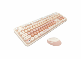 MOFII Sweet New 2.4G Wireless Keyboard + Mouse Set (Orange)