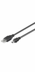 Kabel USB 2.0, A-B mini, 5pinů, 2m