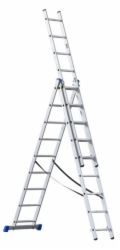 Žebřík G21 třídílný 5,9m, 3x9 příček