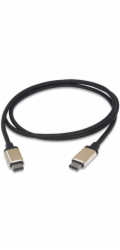 PremiumCord kábel USB 3.2 konektor C/male - USB 3.2 C/male, 1m, hliníkové konektory
