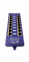 POE gigabitový stíněný 8-portový pasivní panel
