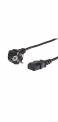 Kabel síťový PremiumCord 230V k počítači 0.5m 