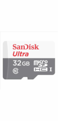 SanDisk MicroSDHC karta 32GB Ultra (100MB/s, Class 10, Android) + adaptér