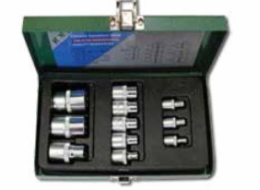Honiton Torx sada zásuvek 1/4 3/8 E4-E20 11 ks. (H4007)