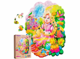 Puzzle Puzzler Puzzler dřevěné, barevné - Amelia Princess of Magic