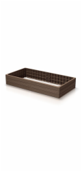 Vyvýšený záhon Prosperplast BASE WOODY hnědý 149,2 cm 