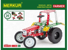 Stavebnice Merkur Farmer Set, 341 dílků, 20 modelů