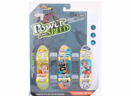 Skateboard - sada 3ks (vel.9,5x2,5 cm)