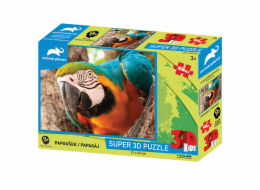 PRIME 3D PUZZLE - Papoušek 48 dílků