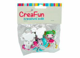 Dívka, 20ks 2,7x3 cm