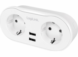 LogiLink  2 chytré Wi-Fi zásuvky bílé