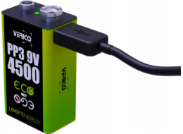 Verico LoopEnergy Li-Ion Akku 9V-Block, USB-C, 2er Pack maloobchodní prodej